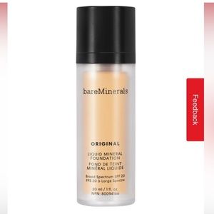 Golden Ivory Bare Minerals Liquid Mineral Foundation